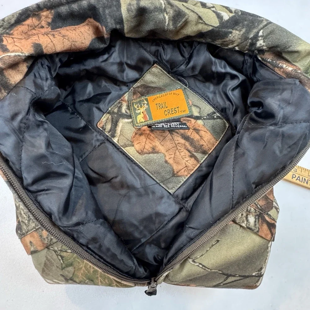 Trail Crest Kids Highland Timber Camo Jacket L Full Zip Insulated Hunting‎ Coat